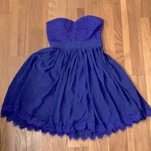 Royal blue dress